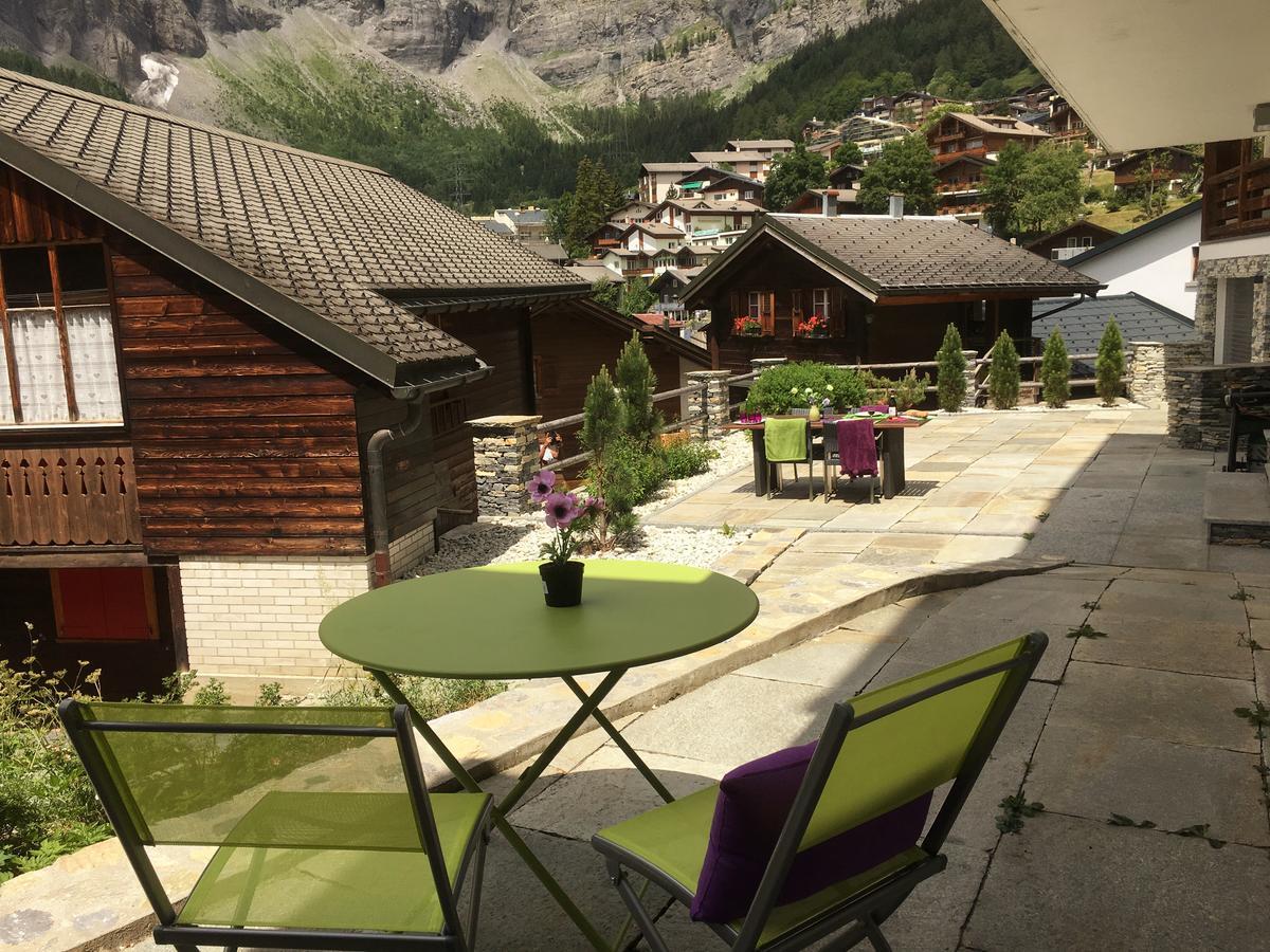 Apartments Soldanella Leukerbad Kültér fotó