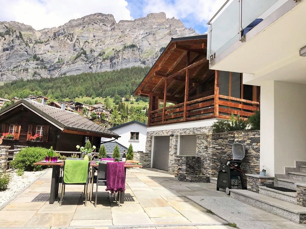 Apartments Soldanella Leukerbad Kültér fotó